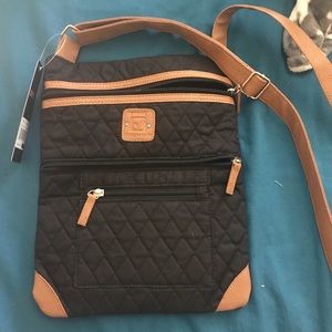 Black crossbody bag